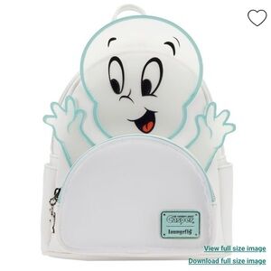 NWT Loungefly Casper White Backpack
